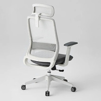 Chaise de bureau ergonomique pivotante inclinable de luxe de haute qualité personnalisée pour dirigeant, chef ou cadre supérieur