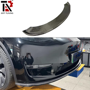 Pour Tesla Model <span class=keywords><strong>Y</strong></span> <span class=keywords><strong>M</strong></span>-Style lèvre avant, fibre de carbone humide avec haute brillance et ajustement parfait - Product Image 1