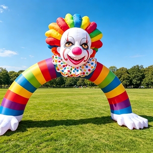 Arco Inflable Colorido de Payaso <span class=keywords><strong>para</strong></span> Entrada de Fiesta, Arco de Bienvenida <span class=keywords><strong>para</strong></span> Carnaval - Product Image 5