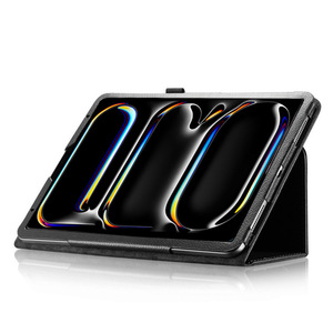 Nouvel étui pour tablette en cuir PU motif Litchi avec étui de protection arrière en TPU souple pour <span class=keywords><strong>iPad</strong></span> Air <span class=keywords><strong>6</strong></span> 7 tablettes universelles de 10.1 à 13 pouces - Product Image 2