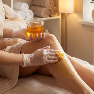 Cera fredda allo <span class=keywords><strong>zucchero</strong></span> da 300g, non necessita <span class=keywords><strong>di</strong></span> calore, <span class=keywords><strong>pasta</strong></span> depilatoria naturale per pelli sensibili, uso domestico e professionale - Product Image 6