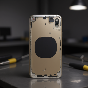 Châssis intermédiaire doré pour iPhone 14 Pro avec coque arrière – Accessoires pour téléphones mobiles - Product Image 3