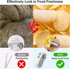 เครื่องปิดผนึกถุงพลาสติกใหม่เก็บอาหารสดเครื่องปิดผนึกขนาดเล็กเครื่องซีลสูญญากาศด้วยความร้อนเครื่องปิดผนึกแบบชาร์จ USB เครื่องซีลสำหรับเก็บอาหาร - Product Image 5