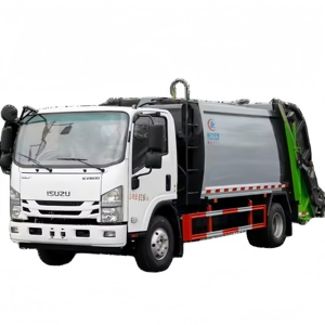 <span class=keywords><strong>Camion</strong></span> à compression Isuzu 4x2, <span class=keywords><strong>camion</strong></span> de collecte et de transport de déchets urbains pour la vente à l'étranger - Product Image 1