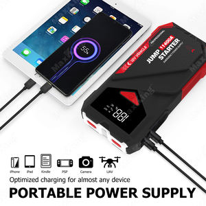 Arrancador de Coches <span class=keywords><strong>Tres</strong></span> en Uno, Capacidad de Batería de 10000 mAh, Corriente de Arranque Máxima de 700 A, Corriente de Arranque de 1400 A, Bolsa de Transporte, Luz LED para Camiones y Motocicletas - Product Image 4