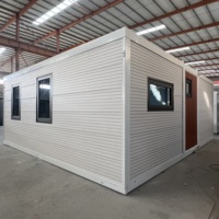 Casas Contenedor Plegables Portátiles de Acero Prefabricadas Expandibles de 20 y 40 Pies, Oficinas y Villas Móviles Económicas