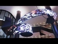 Meilleur écran LED flexible ultra-mince modulaire 100 mètre carré Ledwall écran d'affichage vertical souple incurvé 6MM 4.8MM 3MM 1.875MM
