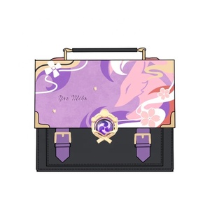 Personalizado Genshin Impact itabag Jk uniforme Lolita Cambridge bolso Pu bolso portátil Stachelbags Crossbody mochila Impresión de dibujos animados - Product Image 1