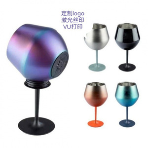 Calice a Doppia Parete in Acciaio Inox 304, Bicchieri da Champagne, Bicchiere Termico per Vino con Parti Rimovibili - Product Image 3