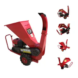 Branch twig chipper wood chopping diesel firewood processor machine