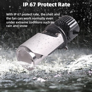 Sanvi Lamps 12v 5500k 35w Mini H4 Led Projector Car Motorcycle Accessories Lens Headlights - Product Image 2