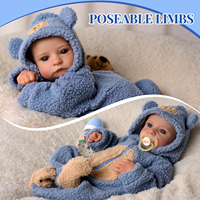 Poupée bébé garçon réaliste Aiden de 20 pouces, corps en tissu doux, bébé nouveau-né réaliste, cadeau de naissance pour enfants, OEM ODM en gros