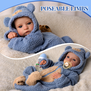 Poupée bébé garçon réaliste Aiden de 20 pouces, corps en tissu doux, bébé nouveau-né réaliste, cadeau de naissance pour enfants, OEM ODM en gros - Product Image 4