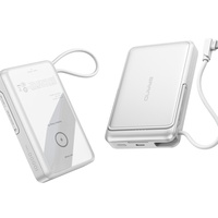 Banco de Energía Inalámbrico de Alta Calidad de 10000 mAh con Carga Rápida, Aleación de Aluminio, Salida Tipo-C de 38.5 W