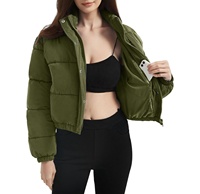 Chaqueta de Plumón Personalizada OEM 2024 de Alta Calidad para Mujer, Impermeable, Transpirable, Bordada, Estilo Burbuja, Talla Grande para Invierno