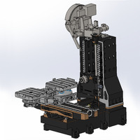 Centre d'usinage horizontal pour machines industrielles TSH-500 HMC, machine d'usinage CNC, composant principal de la boîte de vitesses, moteur de broche CNC, OEM