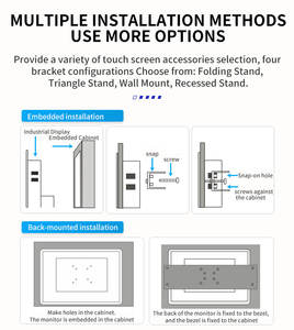 10.4 inç fansız dokunmatik ekran çalışma all in one bilgisayar j1900 i3 i5 i7 işlemci endüstriyel panel pc düşük fiyat - Product Image 6