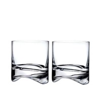 2023 nuevo decantador de botellas de whisky de cristal con 2 vasos para licor