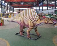 Modèle de dinosaure simulé de 5 m, Ouranosaurus animatronique télécommandé avec structure métallique pour une utilisation en intérieur/extérieur lors d'expositions