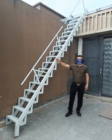 Escalier électrique flottant pour la maison, pliable, télescopique, invisible, en aluminium, pour intérieur