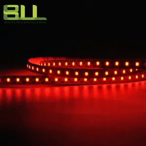 Un LED cortable SMD 2835 120LEDs rojo verde azul cantar color tira de luz led para fuente de luz de gabinete