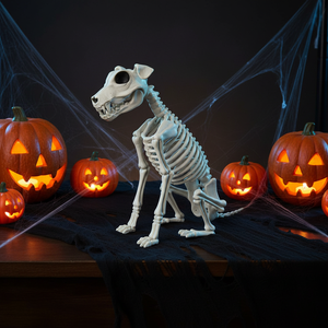 Wholesale Halloween <b>Skeleton</b> <b>Dog</b> Prop Realistic Puppy Bone Decoration for Haunted House, Yard & Party, Bulk Spooky Decor - Product Image 5