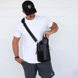 Pochette de téléphone à fermeture magnétique personnalisée avec logo, en PU, pour homme et femme, étanche, pour le sport, la gym, porte-bouteille, sac de transport - Product Image 3