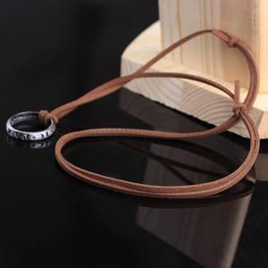 Game a Thief's End Nathan Drake Colliers Chaîne en cuir Mysterious Sea Area Cosplay Accessory Men Jewelry - Product Image 4
