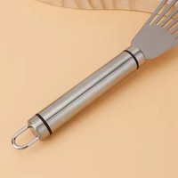 Gadget de cuisine en acier inoxydable Spatule à poisson pour barbecue Spatule à griller pour steak frit Outils de cuisson à fente