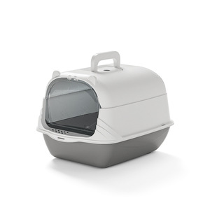 Bac à litière pour chat extra large entièrement fermé, anti-odeur, facile à nettoyer, rectangulaire, en PP, toilettes pour chat, accessoires pour animaux de compagnie - Product Image 1