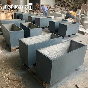 Fioriere GRC INSpiration, Produttore di <span class=keywords><strong>Vasi</strong></span> <span class=keywords><strong>in</strong></span> <span class=keywords><strong>Cemento</strong></span> Personalizzati, Fioriera Quadrata Extra Large - Product Image 2