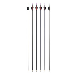 Carbon Fiber Arrows 6-Pack 1000-Weight Competition Arrows With 2-Inch Real Feathers For <b>Shooting</b> - Product Image 5