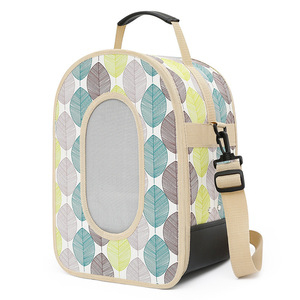 Moda katlanabilir kuş seyahat taşıyıcısı sırt çantası şeffaf kuş taşıyıcı - Product Image 6