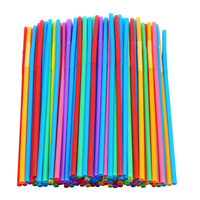 Pailles à boire jetables biodégradables écologiques en PLA, marque JIAYAN, modèle JY1541, longueur 210 mm, pour usage festif