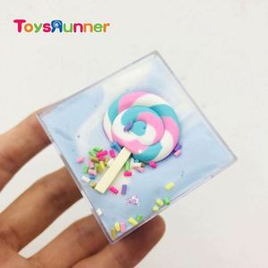 2021 Más Vendido Slime de Mantequilla Esponjoso con Diseño de Dulces y Caramelos, Abalorios Coloridos, Nube de Chocolate, Arcilla Blanda de Juguete, Plastilina de Silicona y Plástico - Product Image 2