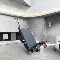 Chariot Élévateur Électrique à Chenilles pour Escaliers, Charge Lourde 400kg, Batterie Lithium 48V10AH, Chariot Manuel Portable pour Monter les Escaliers - Ventes Flash