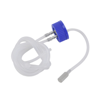 Gobelet Aquapure en verre borosilicate haute teneur en silice durable 500 ml 110V/220V avec ébulliteur en acier inoxydable et connecteurs Luer pour ozone de laboratoire