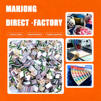 Tuiles de Mahjong en Acrylique Personnalisées (Couleur/Plateau) avec Impression UV – Mahjong Américain de Luxe pour Divertissement et Fêtes Familiales