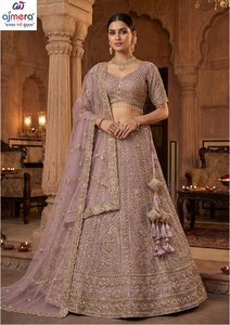 Lehenga de mariée moderne et élégant pour femmes, tenue de fête indienne brodée, séchage rapide, réversible, robe de créateur - Product Image 5