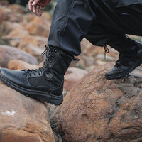Emersongear Vente en Gros Usine Bottes Tactiques Désert en Cuir Noir pour Hommes