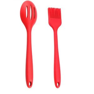 Utensilios de Cocina de Silicona Resistentes al Calor, Seguros y Duraderos, Pinzas para Voltear, Espátula y Cuchara Antiadherentes para Utensilios de Cocina - Product Image 4