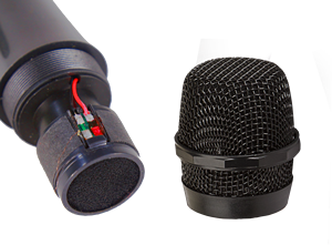 Micrófonos Dinámicos con Cable <span class=keywords><strong>CQA</strong></span>, Micrófono Vocal Profesional de Mano con Cable de Audio XLR de 13 pies y 6.35 mm Compatible con Karaoke - Product Image 5