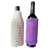 Manchon de protection antichoc en mousse EPE pour bouteille de vin, housse en maille de polyéthylène écologique pour la protection des bouteilles en verre