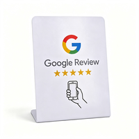 Soporte de PVC Personalizado Programable para Reseñas de Google 213/215/216, Tarjeta NFC para Seguimiento de Google y Facebook con Código QR para Control de Acceso