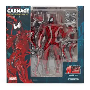 Marvel Legend Figurine d'action noire de style Yamaguchi <span class=keywords><strong>Amazing</strong></span> <span class=keywords><strong>Spider</strong></span>-<span class=keywords><strong>Man</strong></span> Venom Cletus Kasady PVC Échelle <span class=keywords><strong>1</strong></span>:10 16cm 14+ ans - Product Image 5