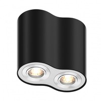 China FTY Modern GU10 Proyecto de doble cabeza Luz Montado en superficie Led Techo Aluminio Downlight