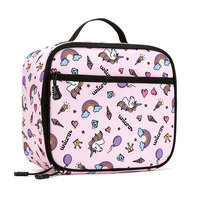 Nouveau modèle personnalisé dessin animé étudiant isolation boîte à lunch sac étanche boîte à lunch sac enfants compartiment fourre-tout