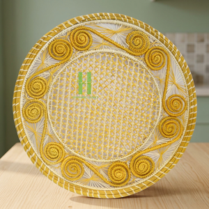 Produits phares : Sets de table en corde de papier, tailles personnalisables, variété de couleurs, pour la décoration de table, Noël et mariages, OEM - Product Image 1