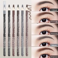 Crayon à sourcils longue tenue 3g, résistant à l'eau et à la transpiration, pour des sourcils parfaitement définis, avec embout biseauté