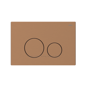 <span class=keywords><strong>Reimagine</strong></span> el aspecto de su baño con nuestro llamativo botón de descarga de acero inoxidable dorado de circonio cepillado - Product Image 4